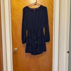 City Triangles Navy Dress—Size M